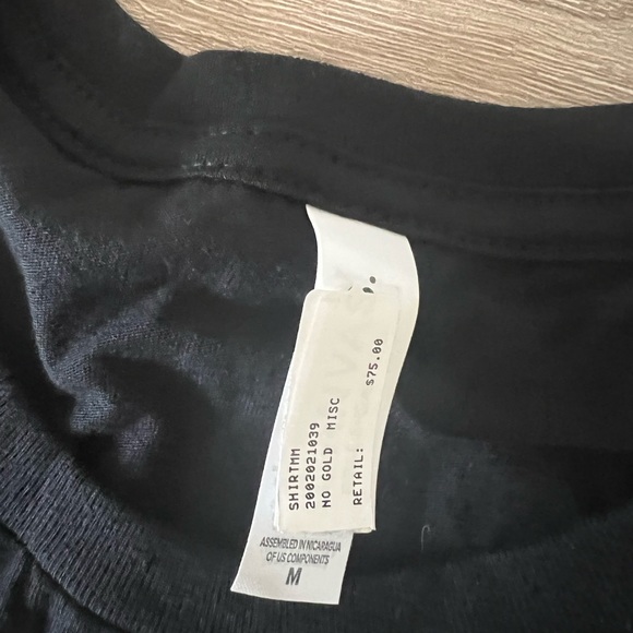 Designer LeVian Black Crew Neck - Picture 3 of 3